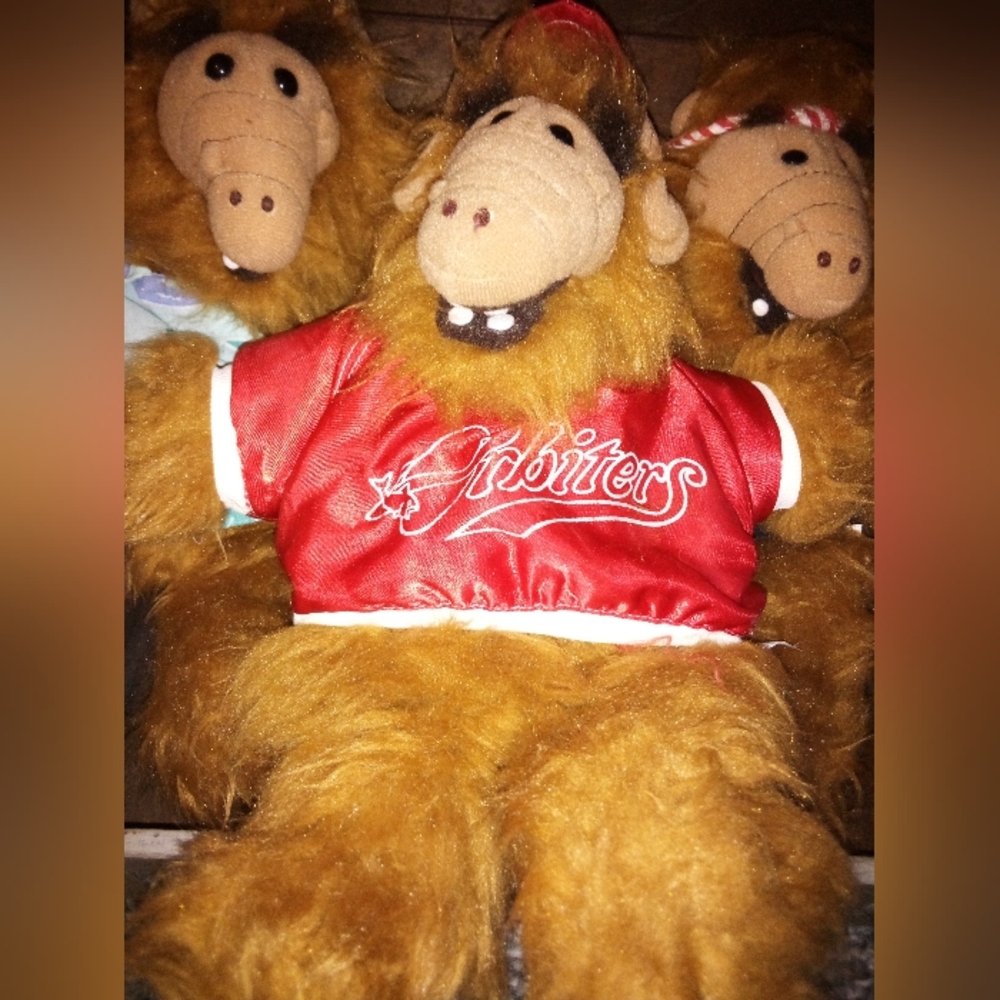 Lot Of 3 1988 Alf Puppets Alien UFO - Picture 3 of 9